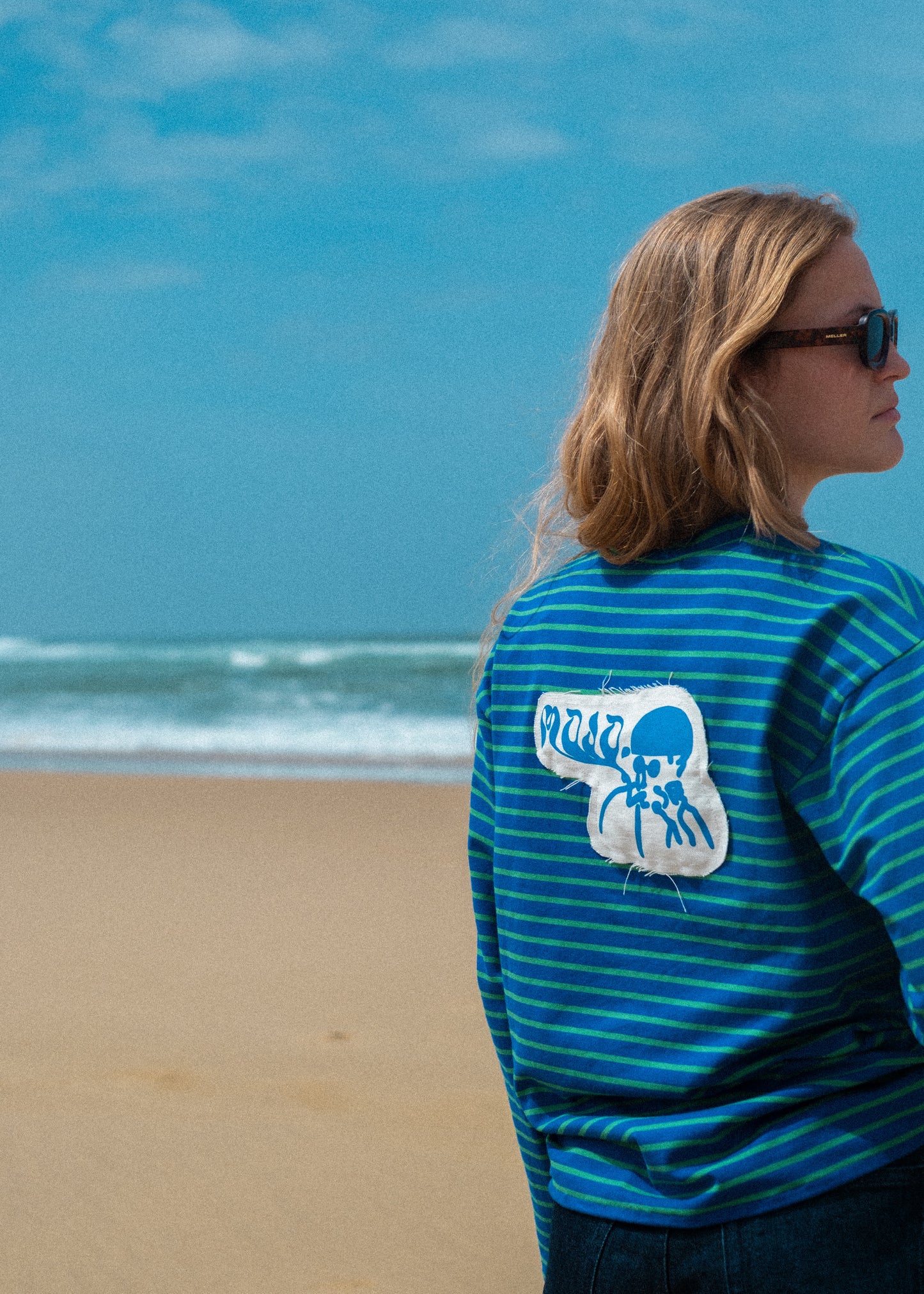 Mojo Longsleeve (rayures vertes et bleues)