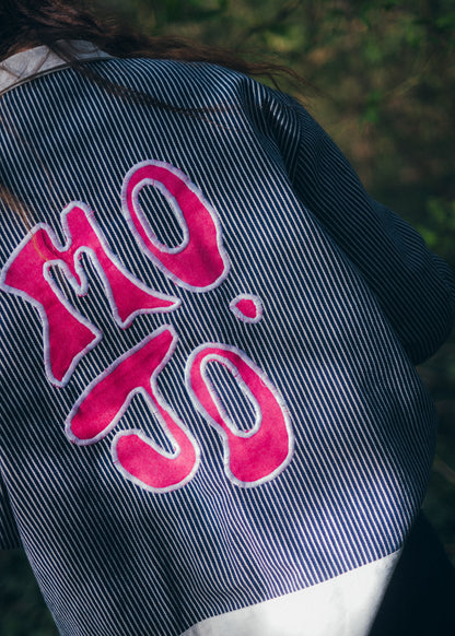Veste en Denim Rayé