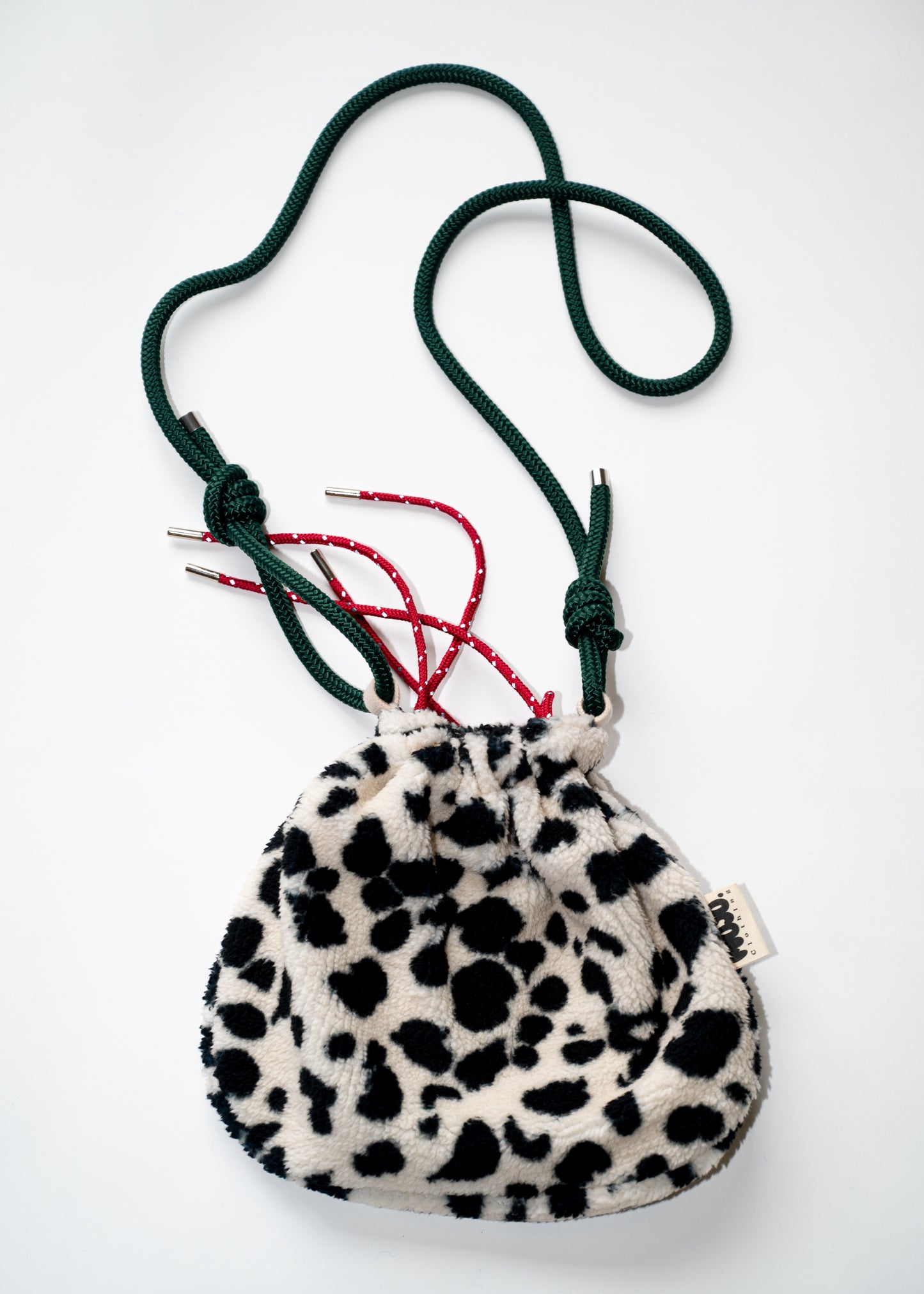 Mojo Bourse (polaire motif vache et imperméable marron)