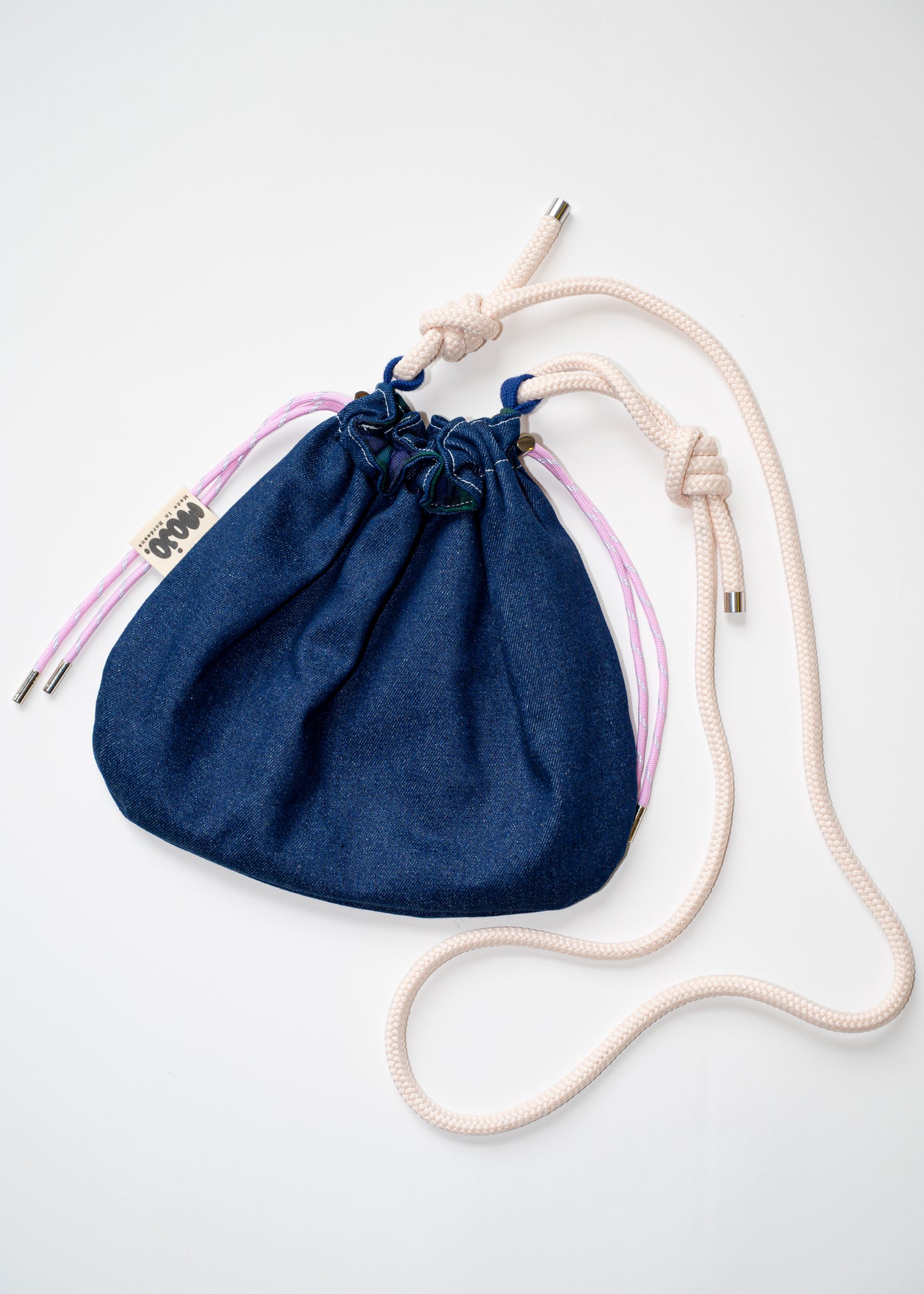 Mojo Bourse (denim & tartan)