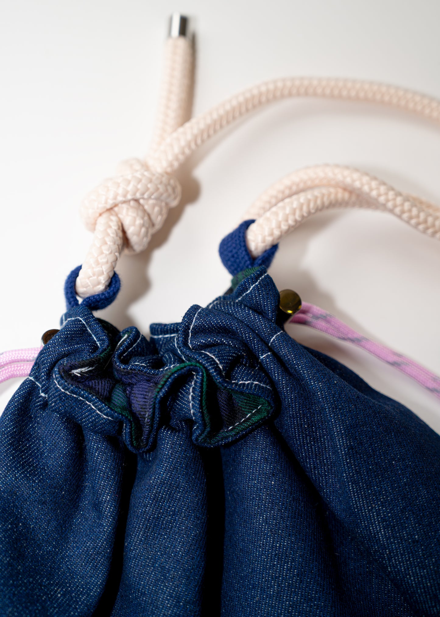 Mojo Bourse (denim & tartan)