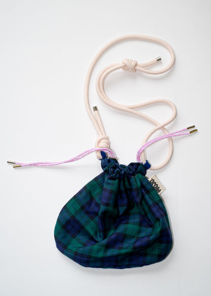 Mojo Bourse (denim & tartan)
