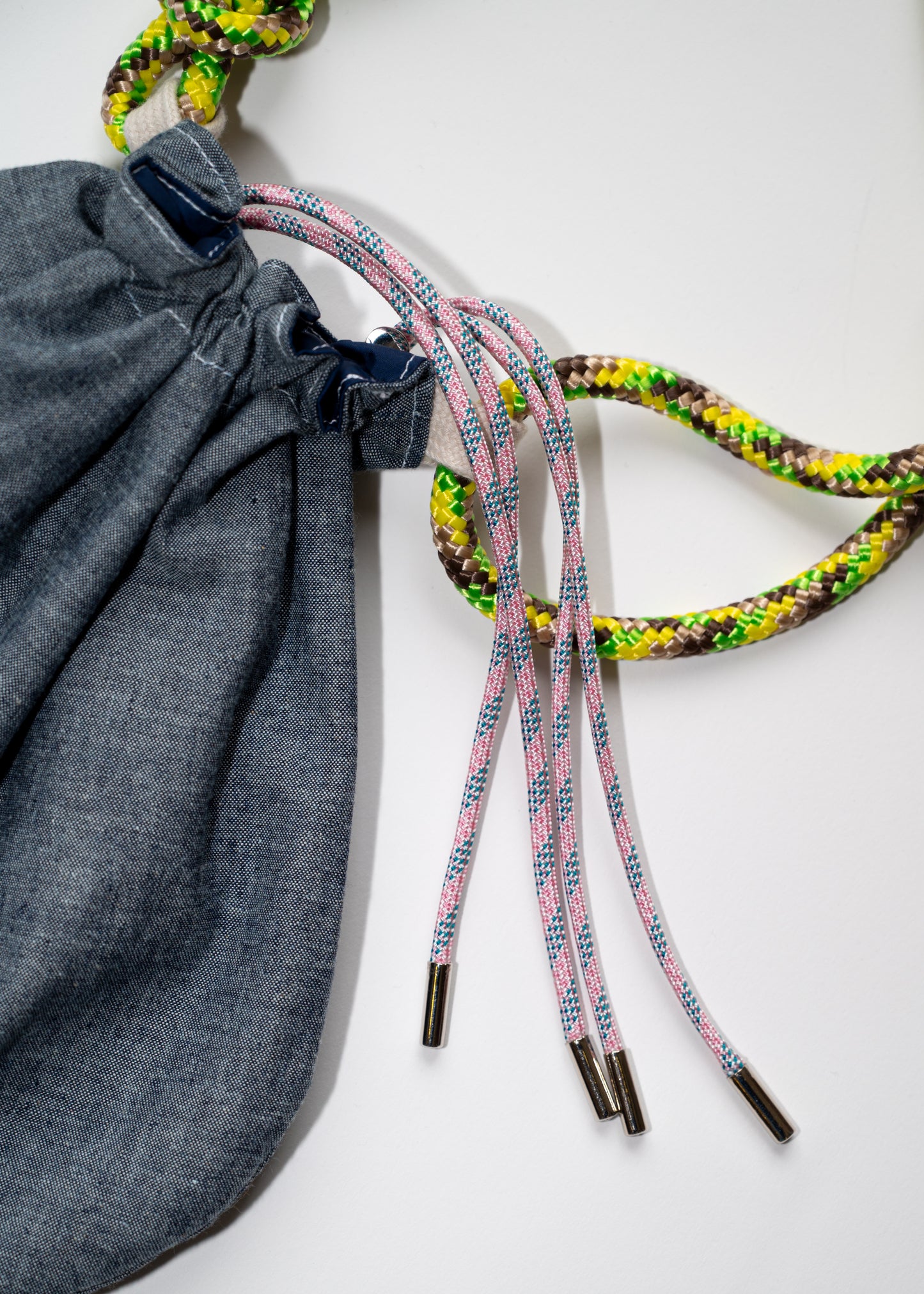 Mojo Bourse (imperméable marine & coton gris)