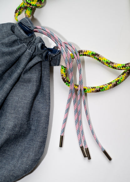 Mojo Bourse (imperméable marine & coton gris)