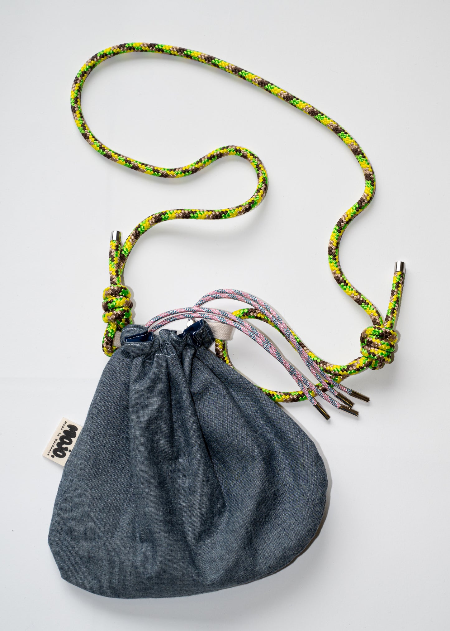Mojo Bourse (imperméable marine & coton gris)