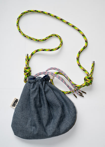 Mojo Bourse (imperméable marine & coton gris)