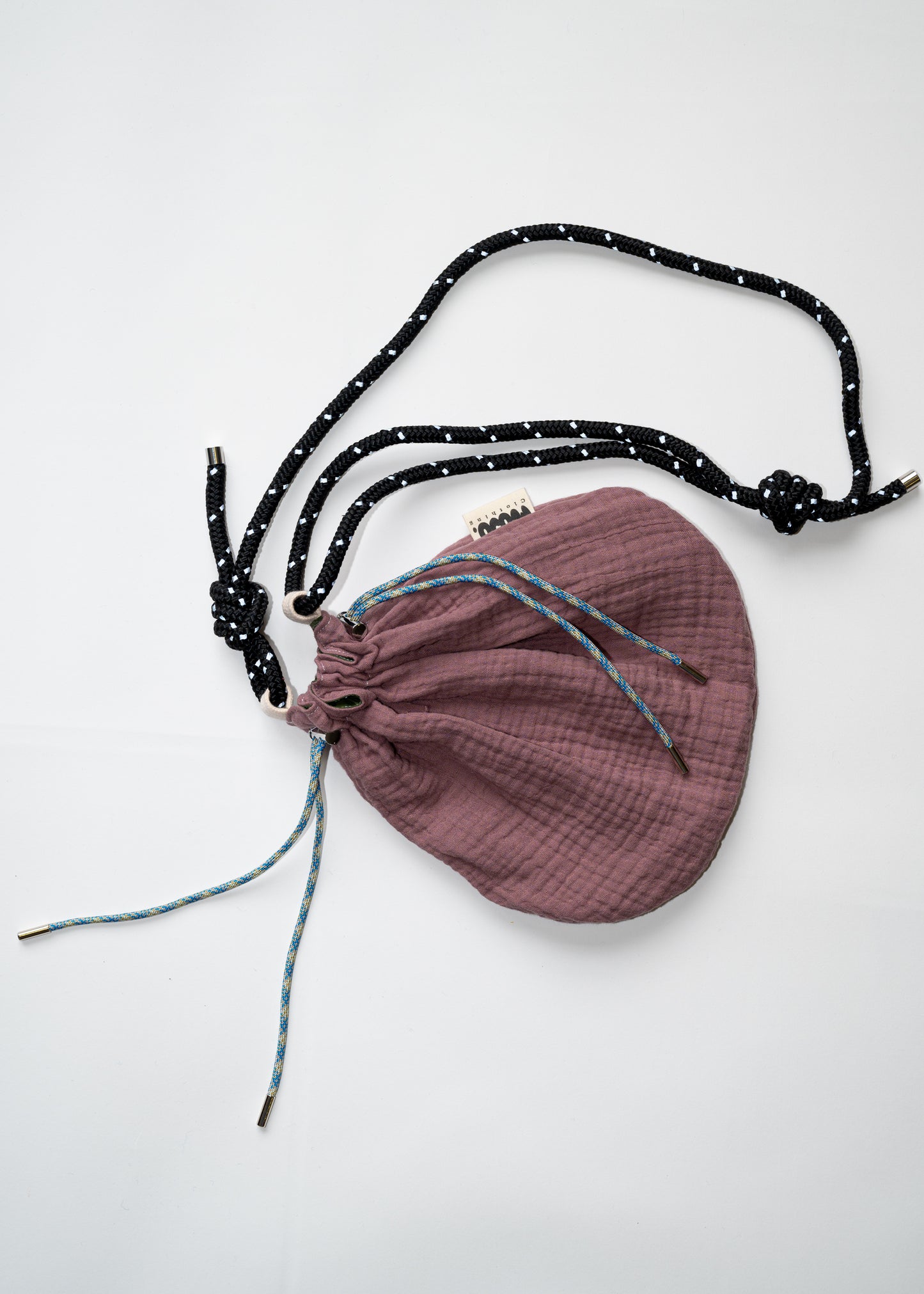 Mojo Bourse (gaze de coton taupe & imperméable kaki)