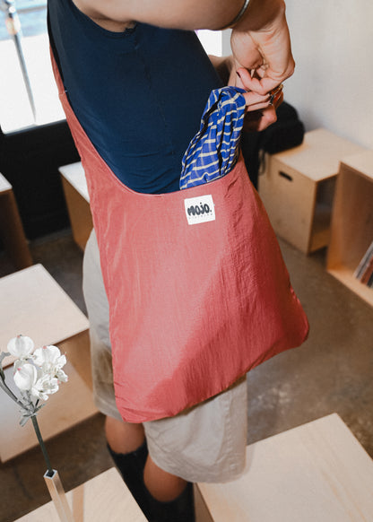 Mojo Bag (denim & terracotta)