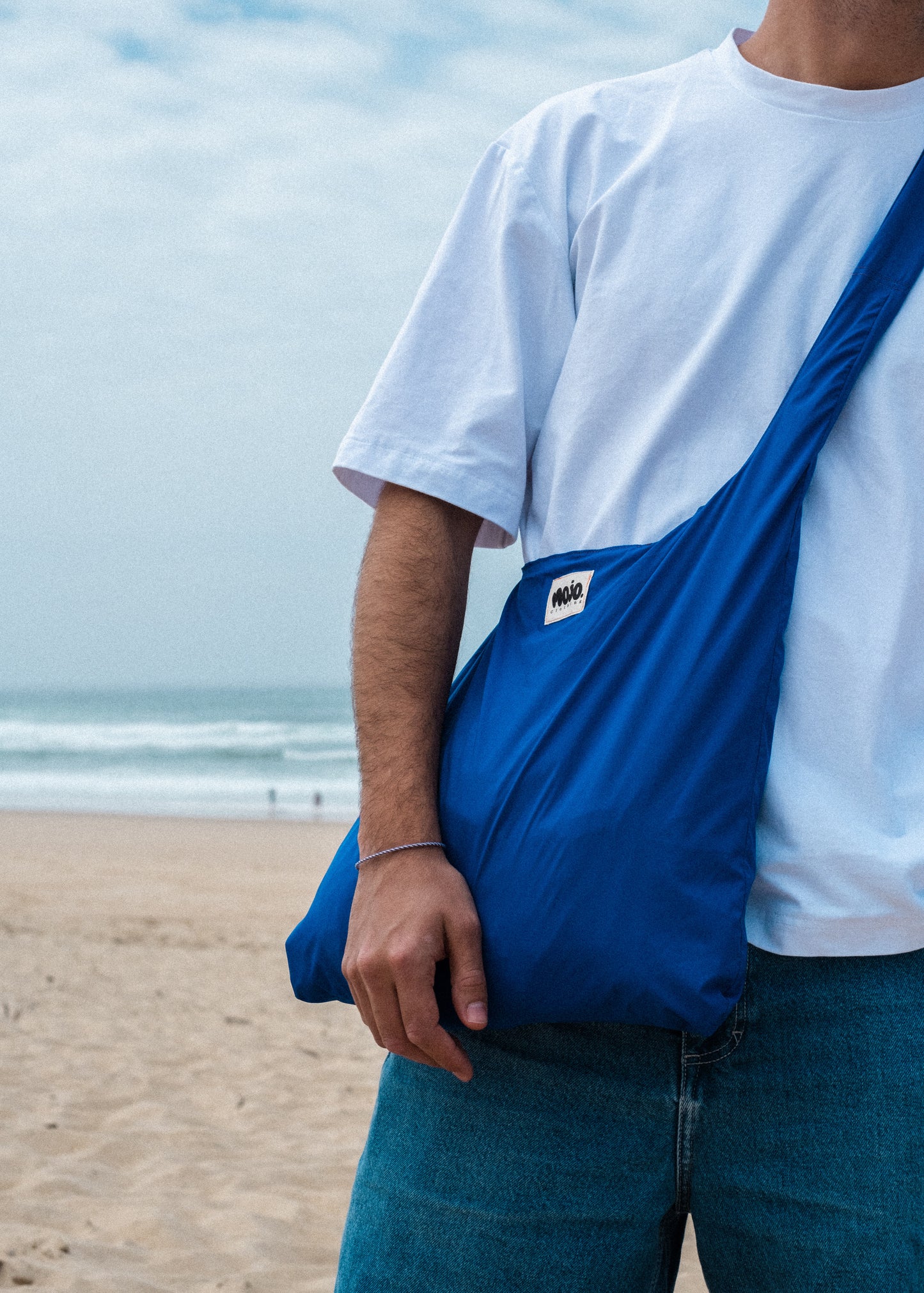Mojo Bag Sans Poche Imperméable(bleu électrique et terracotta)