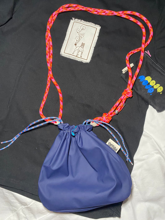 MojoBourse en imperméable marine et coton turquoise 🐠